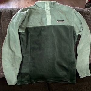 Men’s Columbia half snap fleece pullover